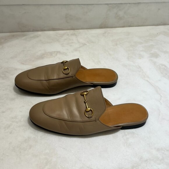 GUCCI - Princetown leather mules & clogs - Picture 1 of 12